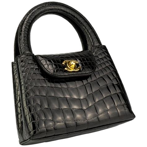 chanel crocodile mini bag|crocodile chanel handbags sale.